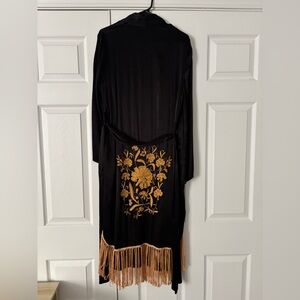 Elegant Black and Gold kimono
